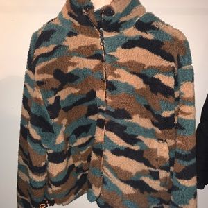 Camo Sherpa! Very soft!